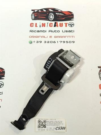 CINTURA DI SICUREZZA POSTERIORE SX BMW Serie 2 Active Tourer (F45) 7211 7313377 B47C20A (1418)