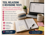Supporto tesi e revisione testi  veloce e professionale