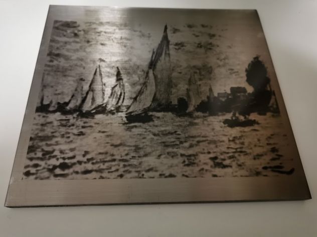 QUADRETTO SU METALLO ( REGATA ) - Foto 3