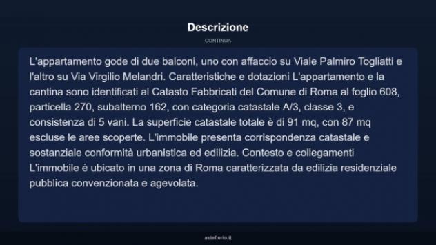 Immobile in asta di 84 m² in vendita a Roma - Foto 15
