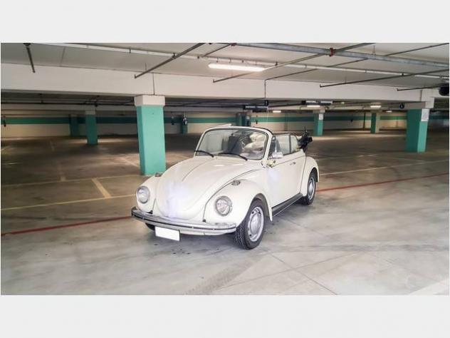 Maggiolino cabrio bianco Usato
