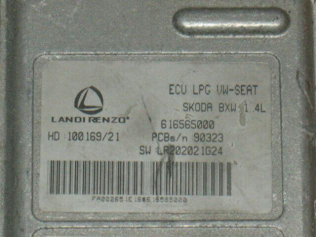616565000 ECU GPL LPG VW SEAT SKODA 1.4L 616565000 LR202021G24 100139/20 - Foto 2