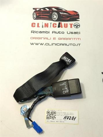 AGGANCIO CINTURA DI SICUREZZA POSTERIORE TOYOTA Yaris Serie G068302 1NZFXE (1720)