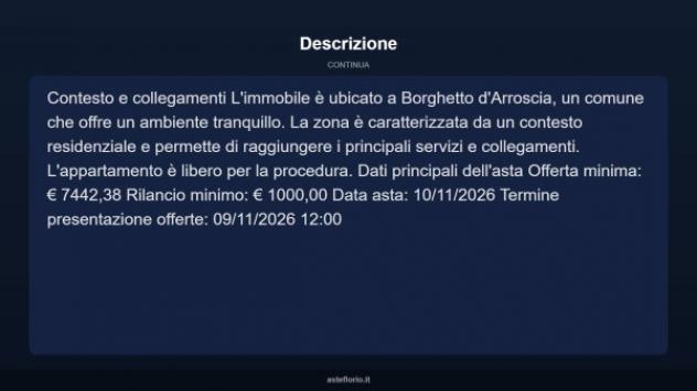 Immobile in asta di 173 m² in vendita a Borghetto d'Arroscia - Foto 4