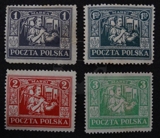 ALTA SLESIA 1922 francobolli lotto di 16 - Foto 2
