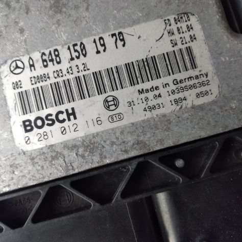 Centralina motore Bosch Mercedes-Benz, 0281012116, 0 281 012 116, A6481501979, - Foto 5