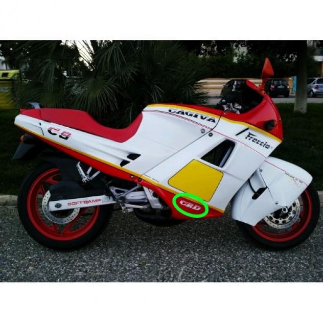 Adesivo scritta CRD Cagiva Freccia C9 - 56885 - Foto 2