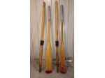 N. 2 REMI IN LEGNO DIVISIBILI CM 255 A € 70