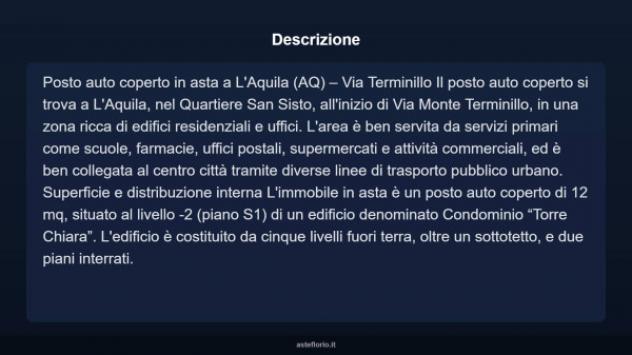 Immobile in asta di 12 m² in vendita a L'Aquila - Foto 10