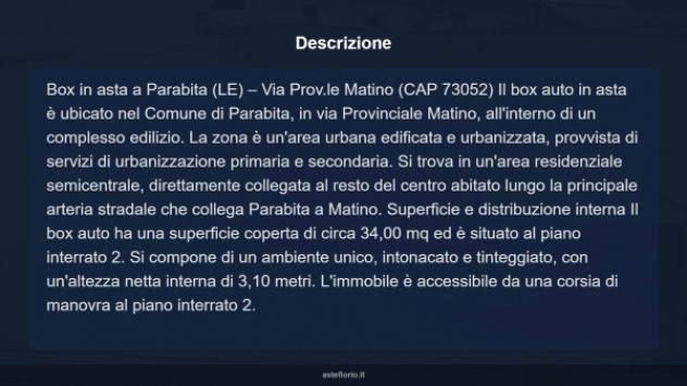 Immobile in asta di 34 m² in vendita a Parabita - Foto 6