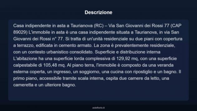 Immobile in asta di 129 m² in vendita a Taurianova - Foto 4