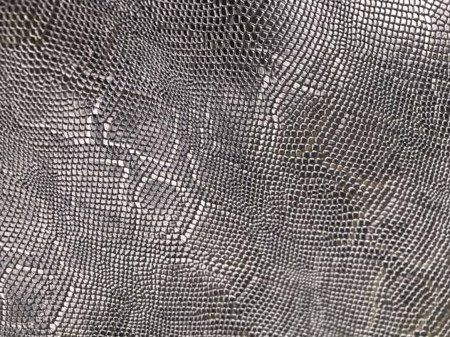 Pellame stampa pitone diamantato - Foto 4