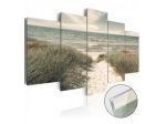 Quadro Con Vetro Acrilico Vista Mare Cm.100x50 E 200x100