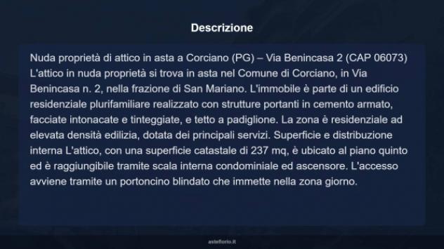 Immobile in asta di 237 m² con più di 5 locali e box auto doppio in vendita a Corciano - Foto 17