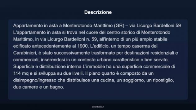 Immobile in asta di 114 m² con più di 5 locali in vendita a Monterotondo Marittimo - Foto 4