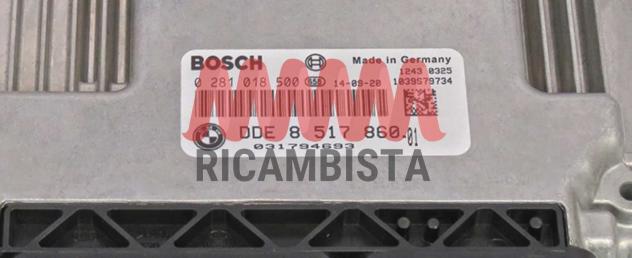 0281018500 BMW 2.0 centralina motore Bosch - Foto 2