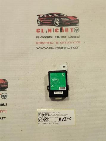 MODULO RICEVITORE TELECOMANDO TOYOTA Rav4 4° Serie 89740-42020 2ADFHV diesel 2231 (0509)