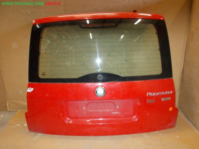 PORTELLO POST. ROSSO CON VETRO CHIARO E MOT. SKODA ROOMSTER (5J) Carrozzeria Lamierati esterni Portello Portello post. SKODA - ROOMSTER - 01-07-20