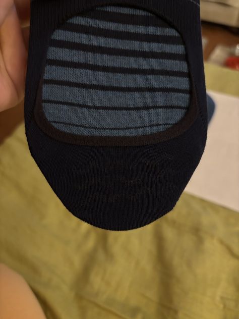 3 PAIA DI CALZE NUOVE UGUALI,UNISEX,FANTASMINI INVISIBILI,A RIGHE BLU E AZZURRO, - Foto 4