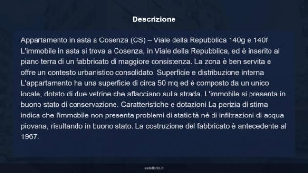Immobile in asta di 50 m² in vendita a Cosenza - Foto 6