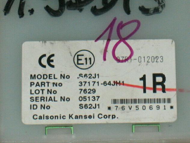 3717164JH1 ECU SUZUKI GRAND VITARA 37171-64JH1 3717164JH1 97RI-012023 - Foto 2