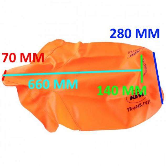 Copertina sella per moto KTM Prodac Mot arancione fluo - Foto 2