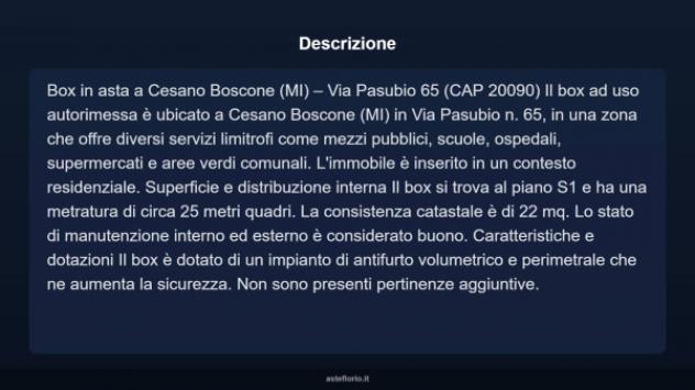 Immobile in asta di 25 m² in vendita a Cesano Boscone - Foto 4