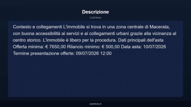 Immobile in asta di 18 m² in vendita a Macerata - Foto 9