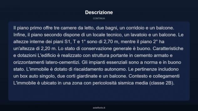 Immobile in asta di 196 m² con più di 5 locali e box auto in vendita a Marino - Foto 17