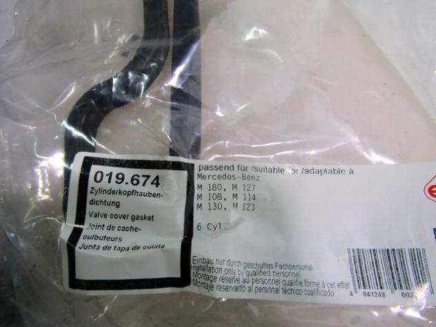 019.674 GUARNIZIONE COPRITESTATA ELRING MERCEDES W114 250 2.5 B 96 KW RICAMBIO NUOVO - Foto 2