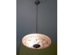 Lampadario anni '60 a forma di disco volante. DIPINTO A MANO