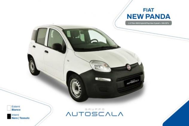 FIAT New Panda 1.0 70cv S&S Hybrid Pop Van 2 posti + IVA 22% rif. 23614221