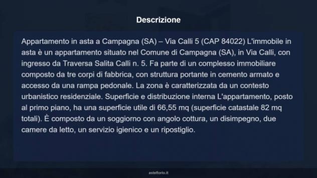 Immobile in asta di 66 m², box auto in vendita a Campagna - Foto 5