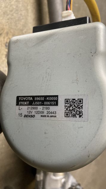 Piantone sterzo elettrico Toyota Yaris Hybrid del 2021 (89650-K0050) - Foto 4