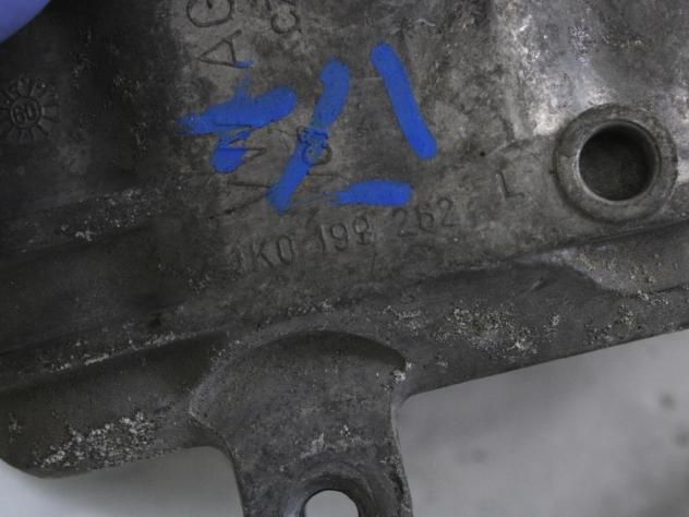 1K0199262L SUPPORTO MOTORE VOLKSWAGEN GOLF 6 1.6 B 75KW 5M 5P (2009) RICAMBIO USATO - Foto 5