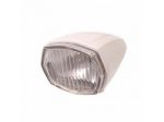 Faro anteriore bianco per bici epoca marca Superlux