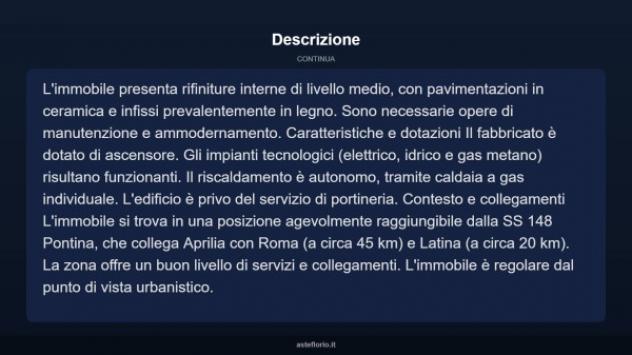 Immobile in asta di 107 m² con più di 5 locali in vendita a Aprilia - Foto 4