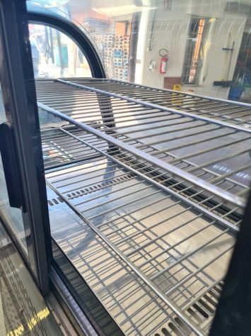 vetrina refrigerata ventilata con vetri curvi usata - Foto 3