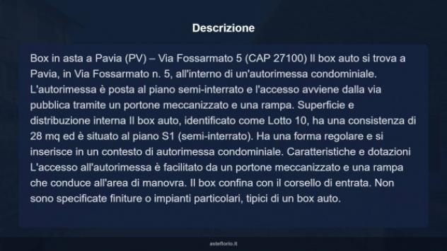 Immobile in asta di 28 m² in vendita a Pavia - Foto 6