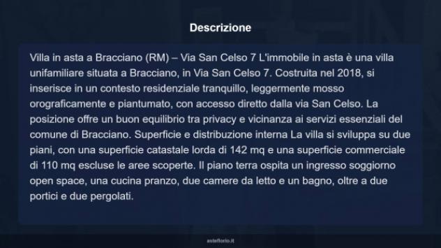 Immobile in asta di 142 m² con più di 5 locali in vendita a Bracciano - Foto 14