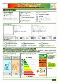 CERTIFICAZIONI ENERGETICHE REGIONI- CALABRIA-BASILICATA - CAMAPANIA