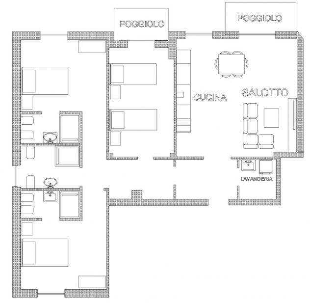 STANZA USO SINGOLA IN APPARTAMENTO AMMOBILIATO vicino OSPEDALE BORGO TRENTO - Foto 5