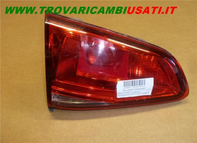 FANALE POST.S.(parte int.) VOLKSWAGEN GOLF (5G) 3 porte / 5 porte Parti elettriche Fanaleria Fanali Fanale int. post. s VOLKSWAGEN - GOLF 7 - 01-1