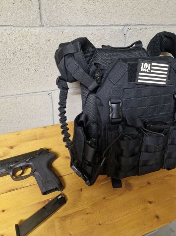 Gilet tattico modulare/plate carrier per Soft Air - Foto 9