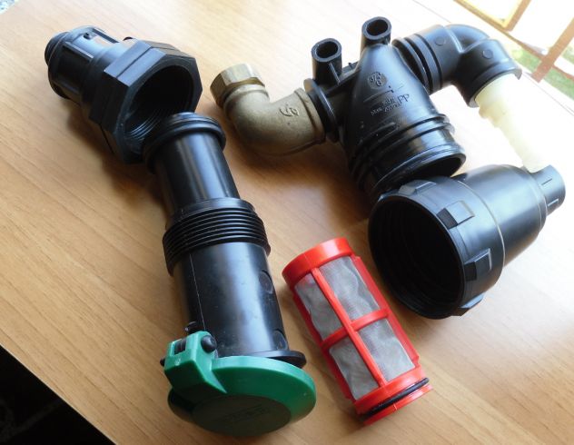 FILTRO IN LINEA ARAG PER INNAFFIARE IL GIARDINO E IL CARICAMENTO DELL'ACQUA -