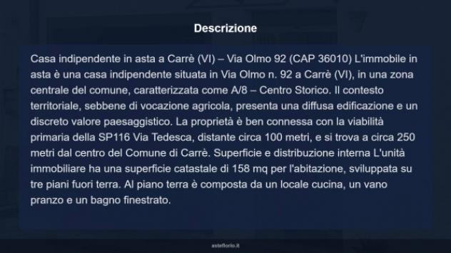 Immobile in asta di 158 m², box auto in vendita a Carrè - Foto 11