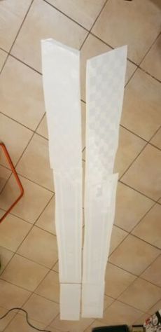 adesivi per fiancate due punto evo o grande punto scacchiera sparco - Foto 3