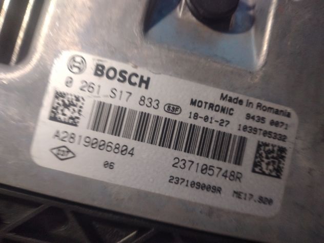 CENTRALINA ECU MOTORE RENAULT TWINGO SMART 453 - 0261S17833 CENTRALINA MOTORE R - Foto 6