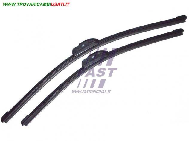 SPAZZOLA TERGICRISTALLO RENAULT TRAFIC 01 ANTERIORE KPL SX+DX PIATTO 600MM+550MM FT93233