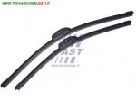 SPAZZOLA TERGICRISTALLO RENAULT TRAFIC 01 ANTERIORE KPL SX+DX PIATTO 600MM+ &hellip;